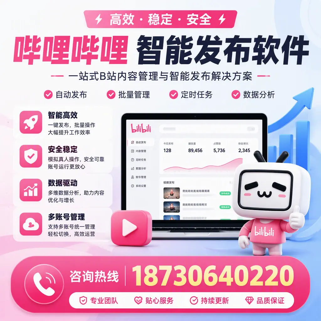 哔哩哔哩智能发布软件适用场景分析：在 白城 的最佳实践